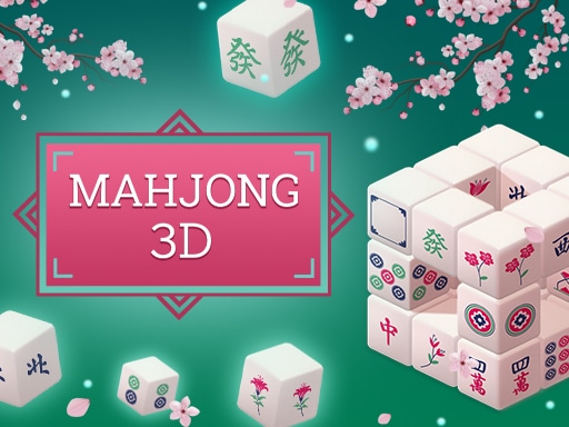 MAHJONG 3D jogo online no